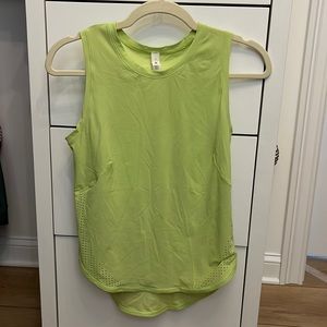 Neon green tank size 2